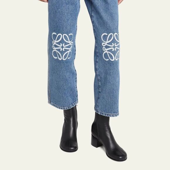 Loewe Terra 60MM Leather Ankle Booties size 39 - Picture 2 of 14